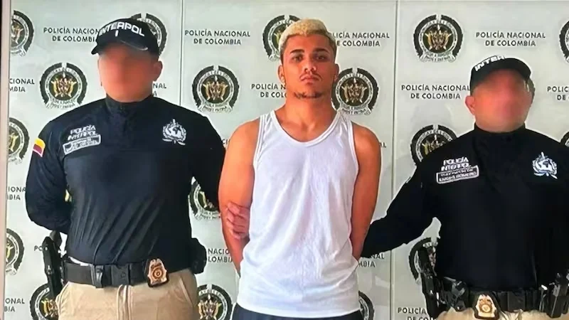 Preso en Medellín sicario venezolano de empresario chileno: justicia lo dejó libre por error