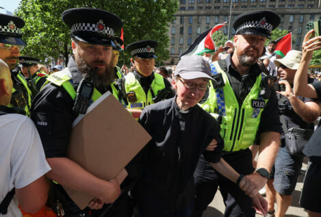 Una protesta contra la ilegalización de Palestine Action deja más de 350 detenidos en Londres