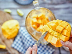 Batido de mango casero