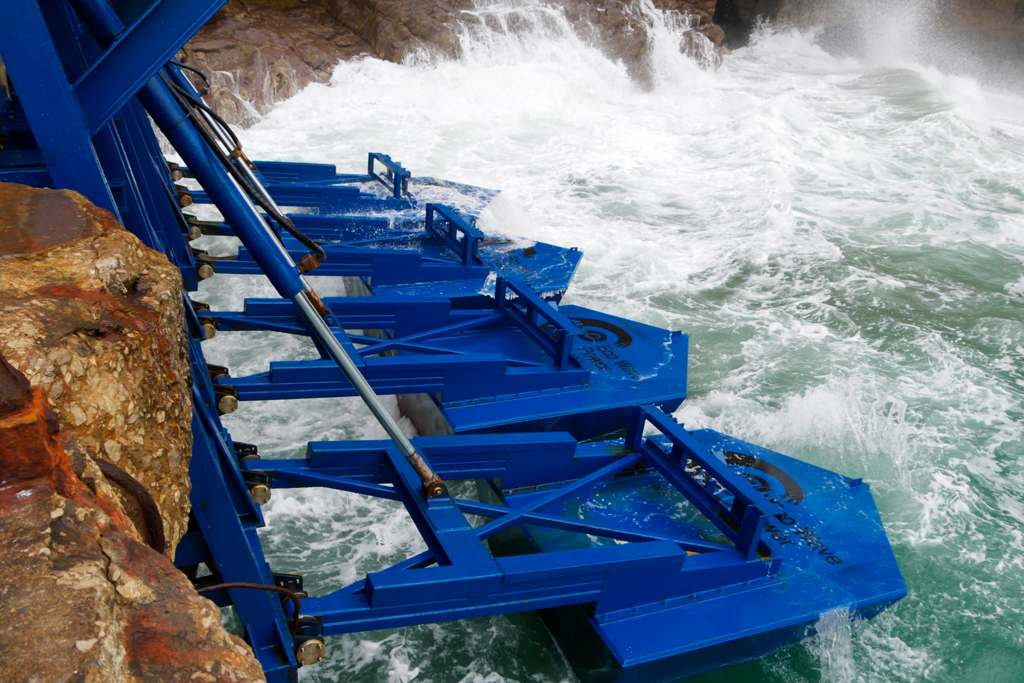 Un piano azul flotando en el Pacífico: el plan de Los Ángeles para convertir olas en megavatios