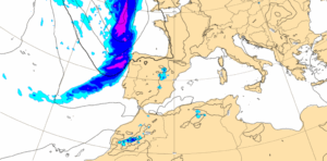 Humedad tropical y lluvias: un río atmosférico amenaza con aguarnos el final de esta semana
