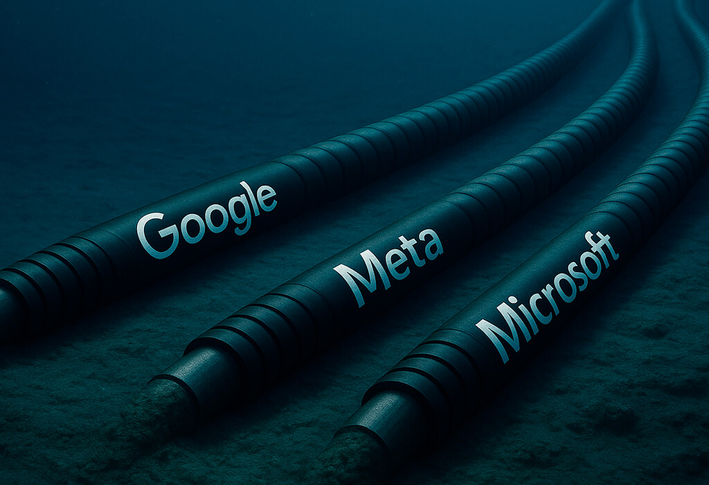 Los cables submarinos eran de las teleoperadoras, y ahora los están controlando las grandes tecnológicas
