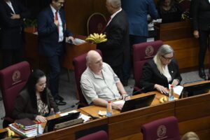 Frágil mayoría y crisis en el cartismo amenazan a la presidencia de Bachi Núñez en el Senado