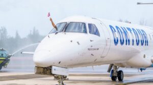 Puerto Rico celebró la llegada del vuelo inaugural de Contour Airlines