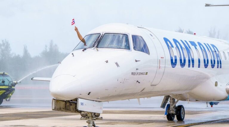 Puerto Rico celebró la llegada del vuelo inaugural de Contour Airlines