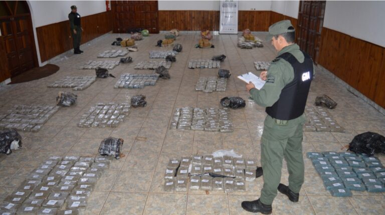 Misiones: Decomisan 529 kilos de marihuana tras efectuar tareas de patrullaje