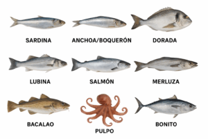 Especies de peces en detalle