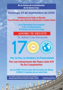 Únete a la cadena de oración global como regalo de cumpleaños al Papa León XIV