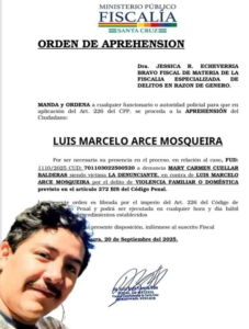 HIJO DEL PRESIDENTE DE BOLIVIA CON ORDEN DE APREHENSIÓN: Acusado de una cobarde agresión a su pareja