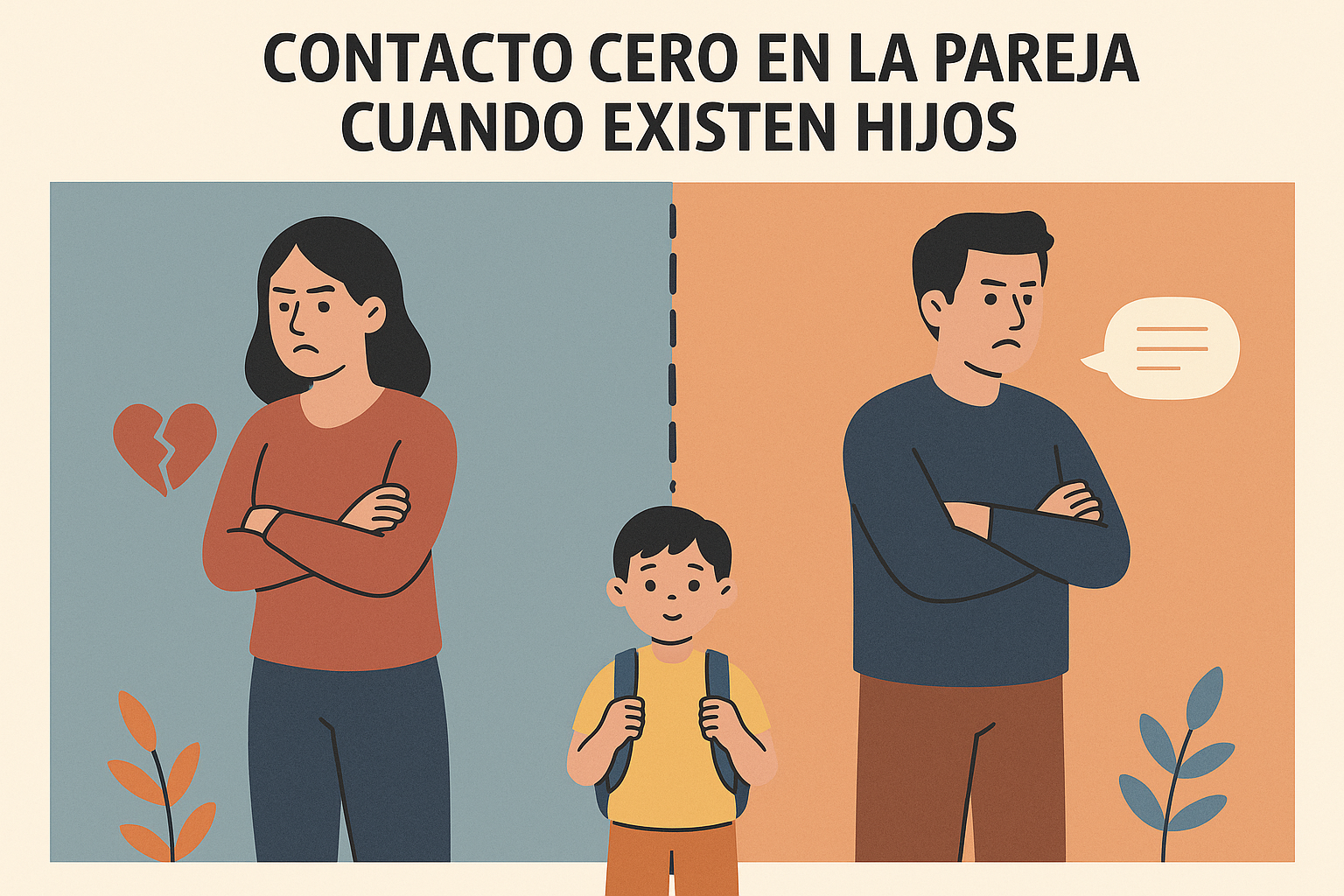 contacto cero cuando hay hijos