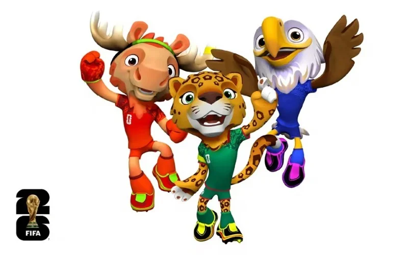 La FIFA presenta a Maple, Zayu y Clutch, las mascotas oficiales del Mundial 2026