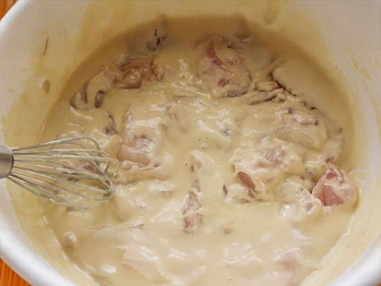 Pollo con piña al estilo chino