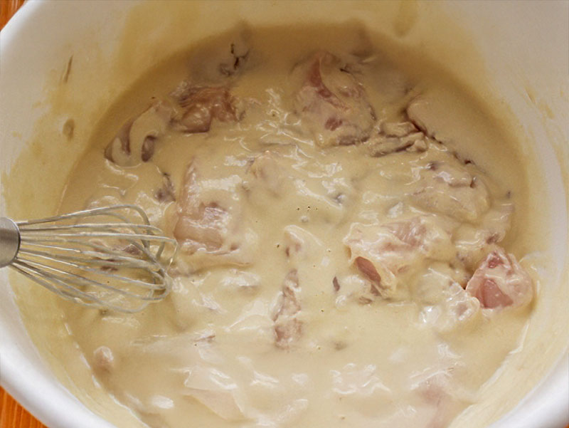 Pollo con piña al estilo chino Pollo con piña al estilo chino