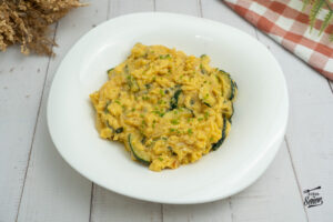 Zarangollo. Receta murciana de revuelto de calabacín