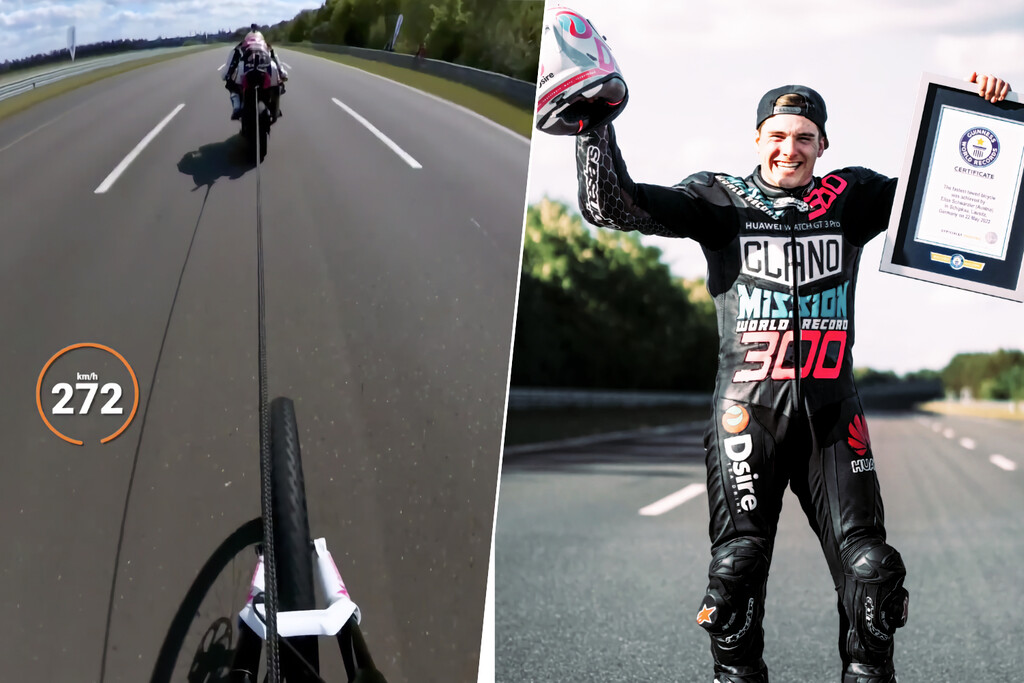 Si la pregunta es qué velocidad puedo alcanzar con una bicicleta, la respuesta es: átala a una Honda CBR1000RR y reza Si la pregunta es qué velocidad puedo alcanzar con una bicicleta, la respuesta es: átala a una Honda CBR1000RR y reza