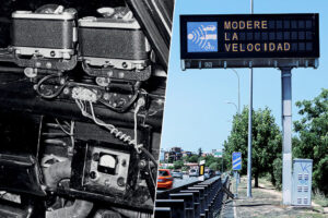 Cámaras de fotos, carretes y un velocímetro en el retrovisor: la historia del primer radar en España