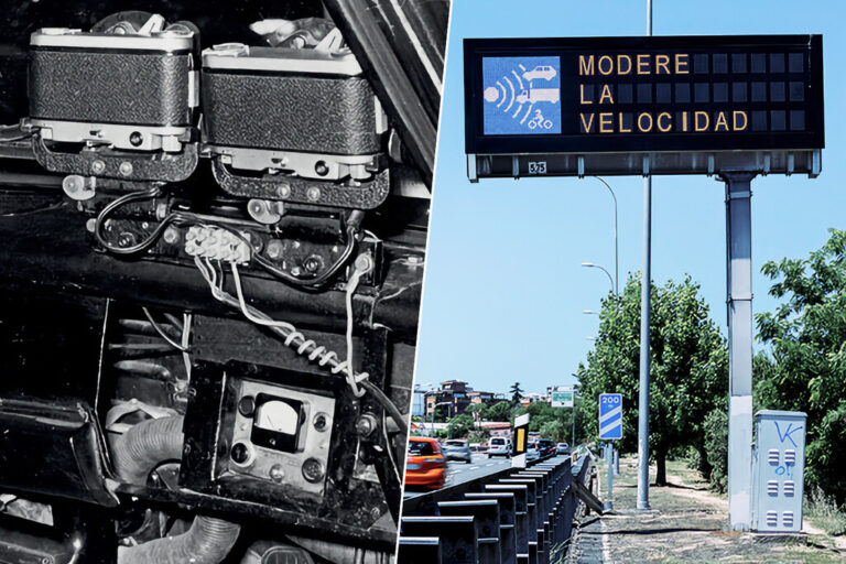 Cámaras de fotos, carretes y un velocímetro en el retrovisor: la historia del primer radar en España