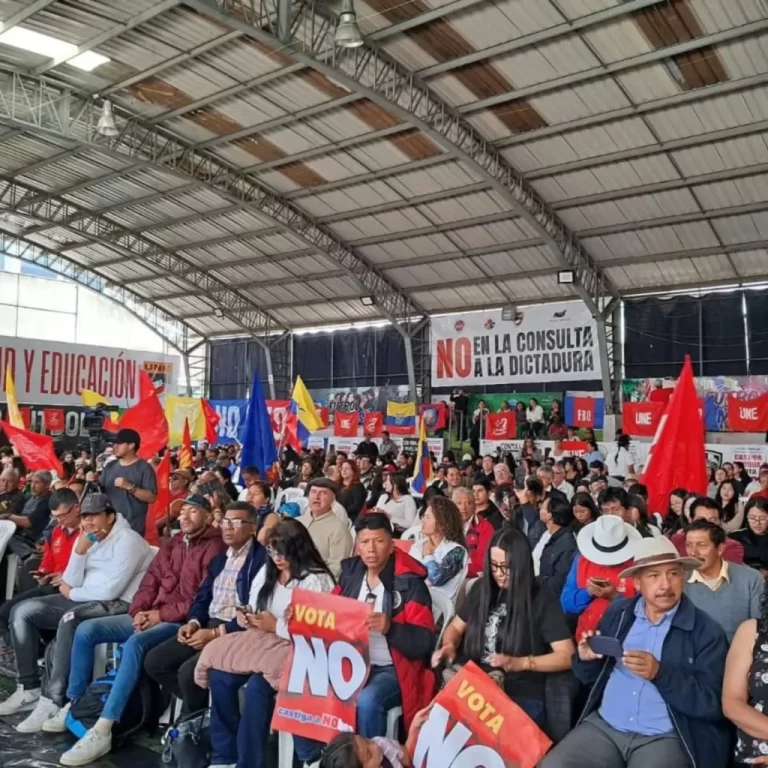 Colectivos en Ecuador unen fuerzas en oposición a la consulta de Noboa