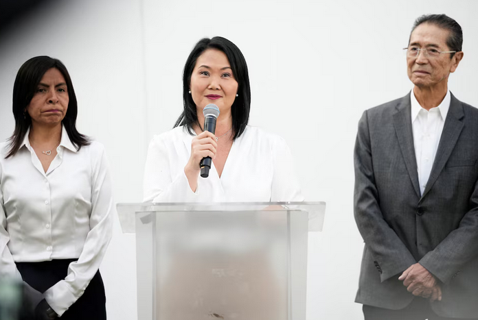 Keiko Fujimori /Oficializa su cuarta candidatura a la Presidencia del Peru