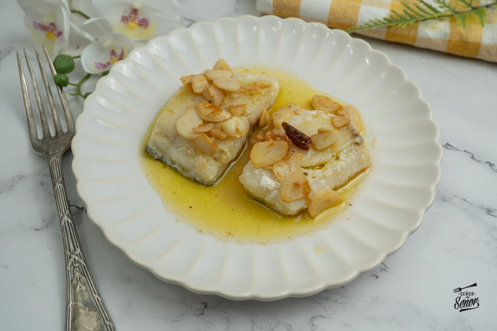 Bacalao a la bilbaína. Receta rápida y fácil