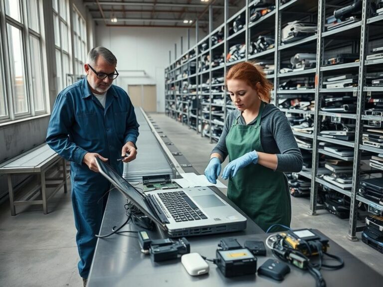 ¿Cómo se Reciclan los Residuos Electrónicos? Proceso Clave