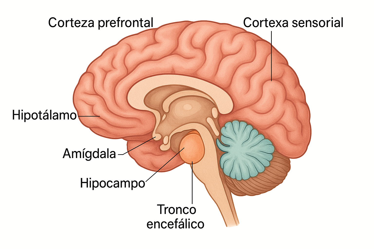 estructura cerebral