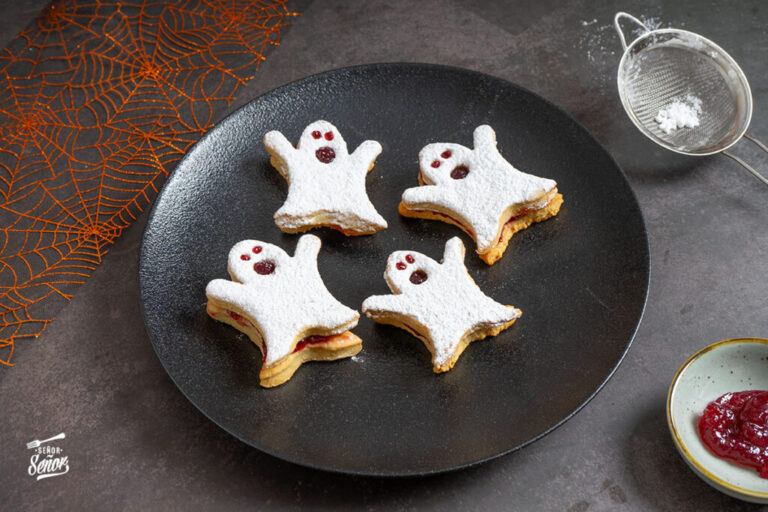 Galletas de fantasma. Receta de Halloween para hacer con los más peques