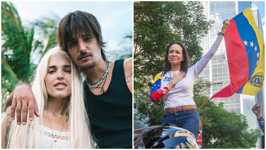 Los emotivos mensajes de Elena Rose y Danny Ocean a María Corina tras ganar el Nobel