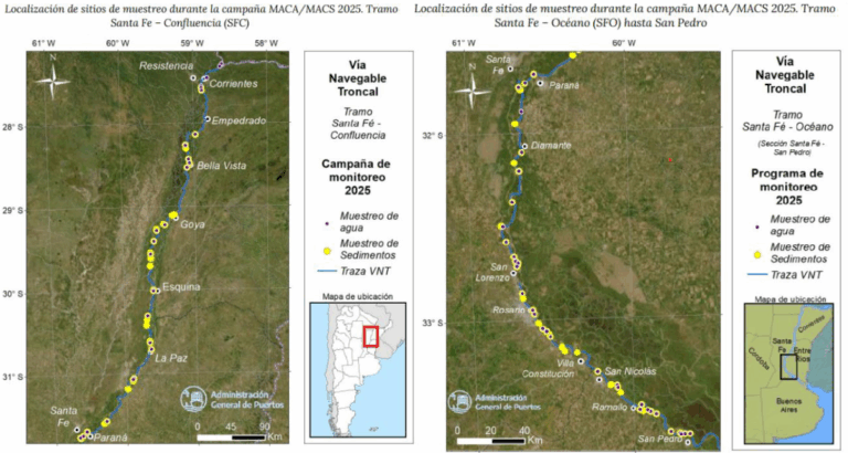 Hidrovía: Ya tiene fecha la audiencia pública para presentar el informe de gestión ambiental del río Paraná