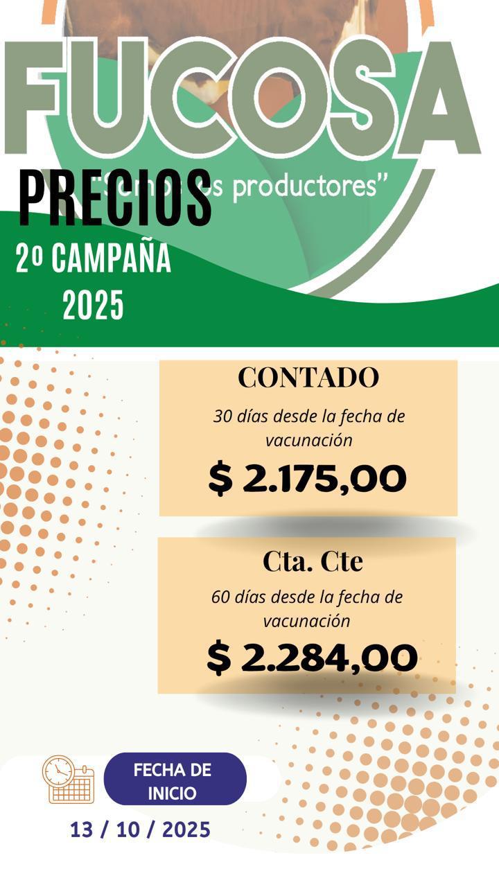 Argentina: en Corrientes bajó el precio de la vacuna contra la aftosa