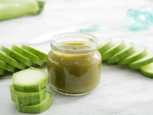 Puré de calabaza con avena para bebés