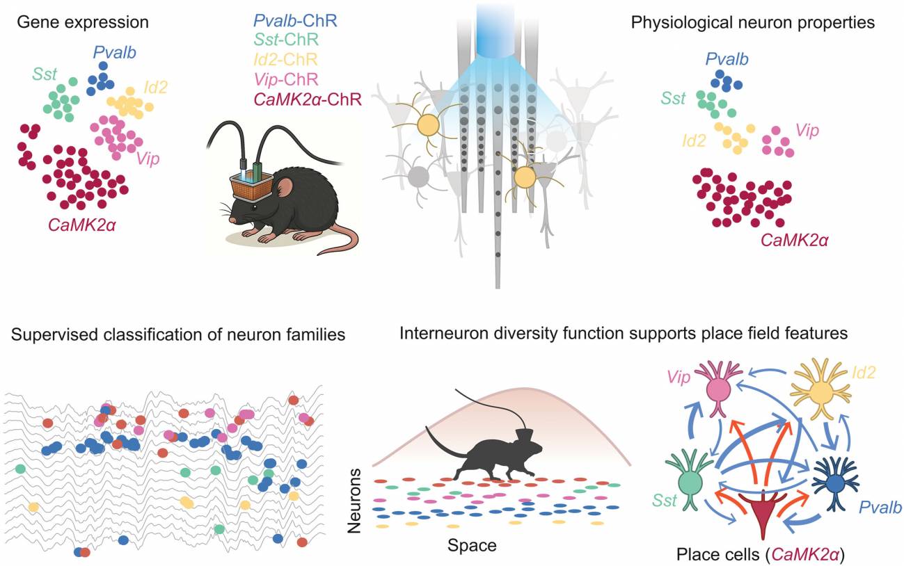 Un estudio revela cómo distintas neuronas regulan la orientación espacial del cerebro