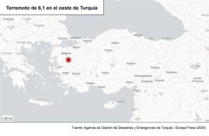 Terremoto de magnitud 6 en Turquía: colapsos en Sındırgı y réplicas