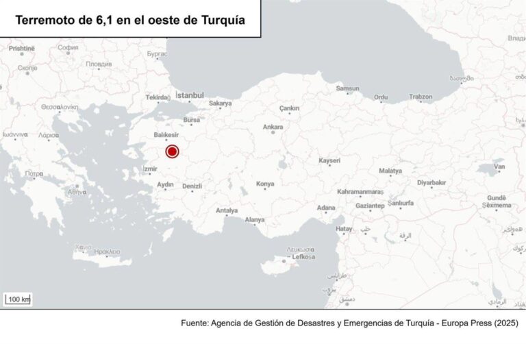 Terremoto de magnitud 6 en Turquía: colapsos en Sındırgı y réplicas