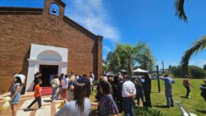 El corazón arrocero del Rincón de Ramírez celebra 25 años de fe