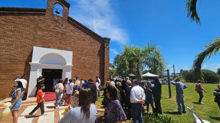 El corazón arrocero del Rincón de Ramírez celebra 25 años de fe