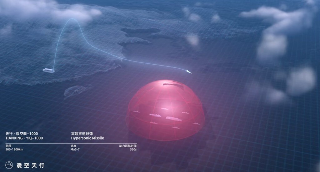 China tenía un tanque más propio de la ciencia ficción. Ahora ha añadido un misil hipersónico en un vídeo que ataca a Japón