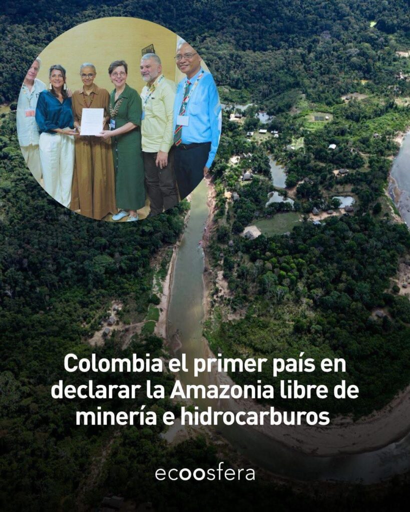 Colombia marca un hito mundial al declarar la Amazonía como territorio intangible