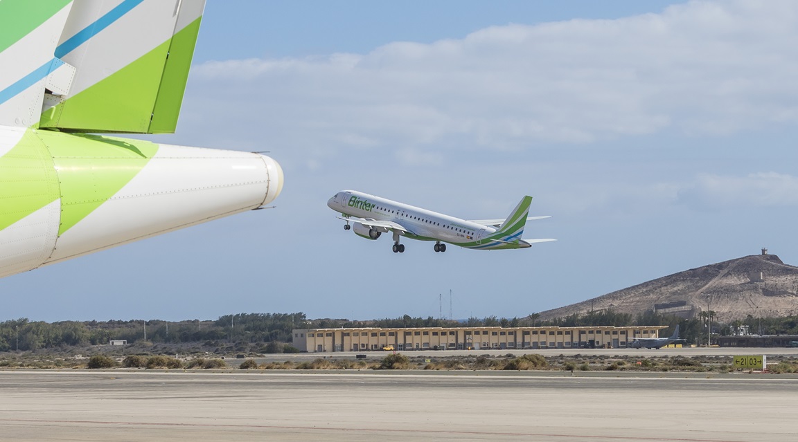 Desde diciembre Binter operará 5 frecuencias semanales entre Gran Canaria y Sevilla