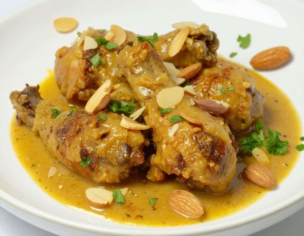 Pollo en salsa de almendras casero: la receta de la abuela