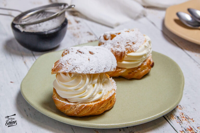 Bocaditos de nata. Receta tradicional de repostería española