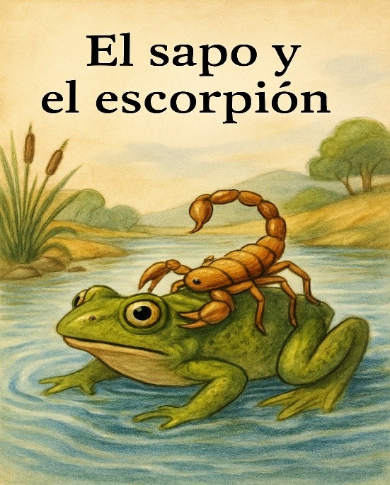 el sapo y el escorpion