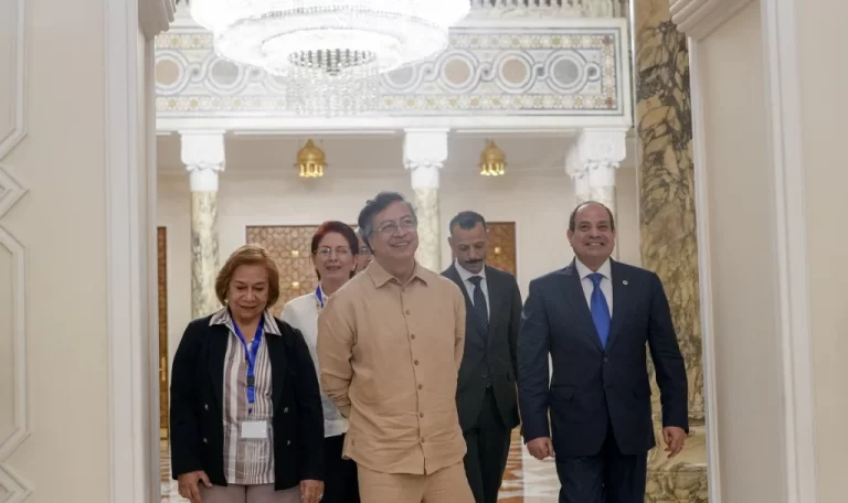 Colombia aporta ayuda tecnológica a Gaza y fortalece lazos con Egipto