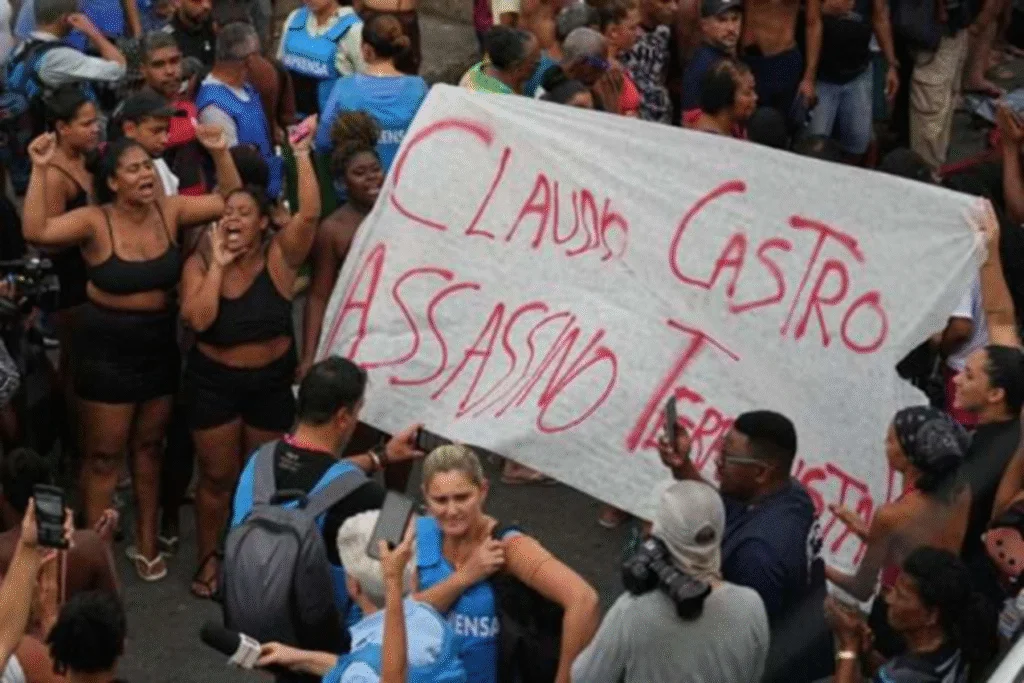 «Basta de masacres», cientos de personas marcharon en Río de Janeiro contra mortal operación policial