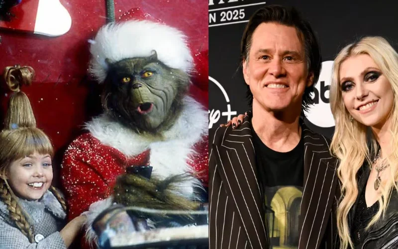Jim Carrey y Taylor Momsen se reencuentran tras 25 años de protagonizar juntos ‘El Grinch’