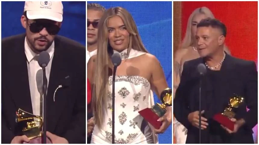 Bad Bunny, Karol G y Alejandro Sanz arrasaron en los Latin Grammy