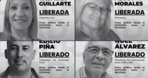 ONG confirma excarcelación de otros tres presos políticos