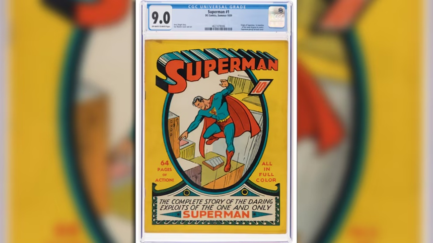 Cómic de Superman fue vendido por la impresionante cifra de más de  millones