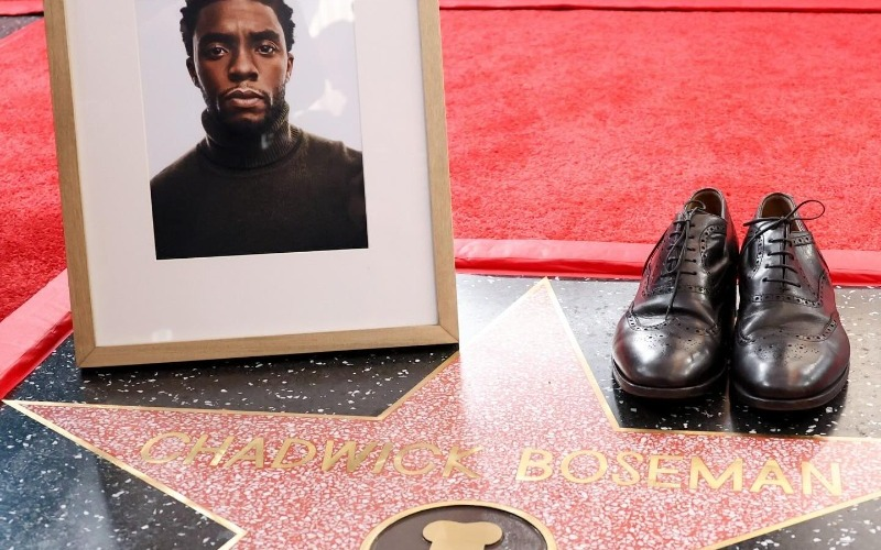 Chadwick Boseman recibe estrella póstuma en Paseo de la fama de Hollywood Chadwick Boseman recibe estrella póstuma en Paseo de la fama de Hollywood