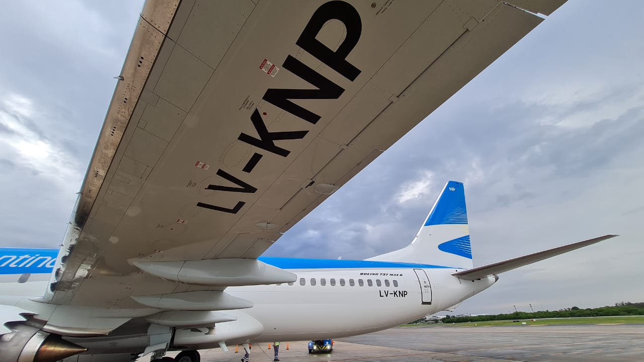 Fotos: Aerolíneas suma un nuevo Boeing 737 Max cero kilómetro Fotos: Aerolíneas suma un nuevo Boeing 737 Max cero kilómetro